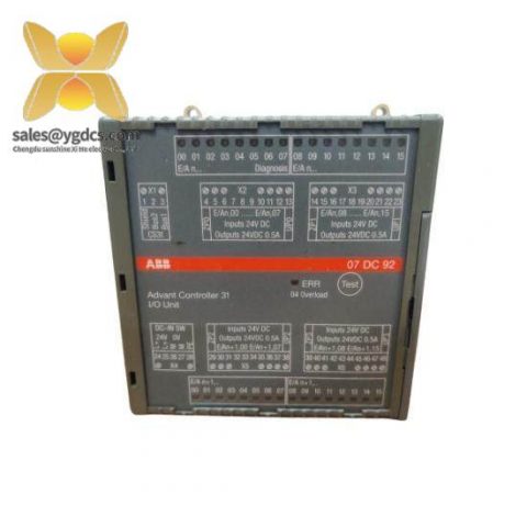 ABB 07DC92 GJR5252200R0101 Digital I/O Module