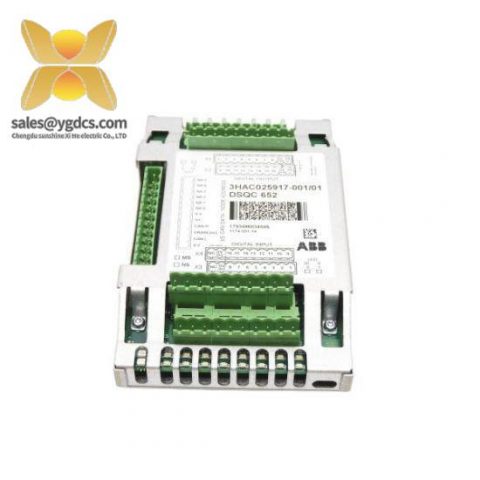 ABB DSQC652 | 3HAC025917-001/01 | I/O Unit for Advanced Manufacturing Solutions