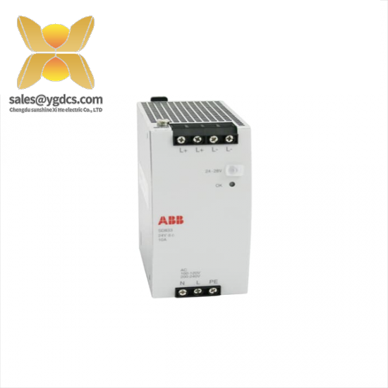 abb_ss832_3bsc610066r1_power_supply.png ABB SS832 3BSC610066R1 Power Supply - High-Performance AC/DC Converter