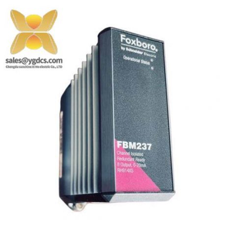FOXBORO FBM237 RH914XS: Channel Isolated 8 Input Module for Advanced Process Control