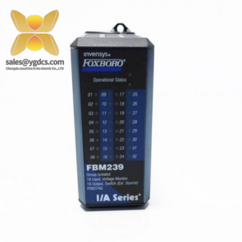 Foxboro FBM239 P0927AG: Precision Voltage Monitor, 16 Input/Output Modules