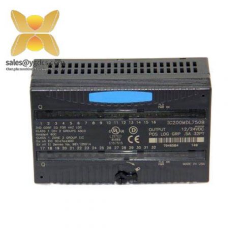General Electric IC200MDL750E32PT Discrete Output Module - Industrial Automation Solution