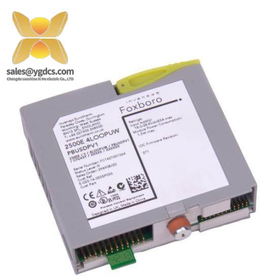 pac2500_invensys_foxboro_controller_2.jpg Invensys Foxboro PAC2500 Controller - Advanced Process Control Solution