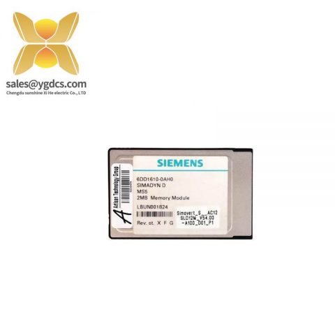 Siemens 6DD1610-0AH0 SIMADYN D Memory Submodule for Industrial Automation Systems