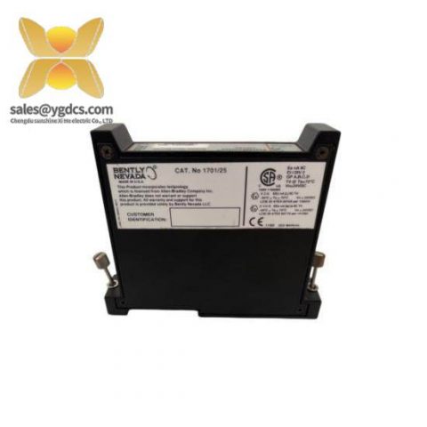 Bently Nevada 1701/25 FieldMonitor Seismic Input Monitor