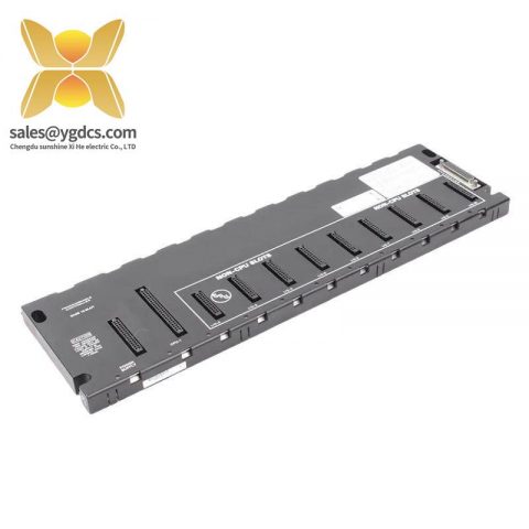 GE Fanuc IC693CHS391N10 Slot Baseplate with Enhanced EMI Shielding