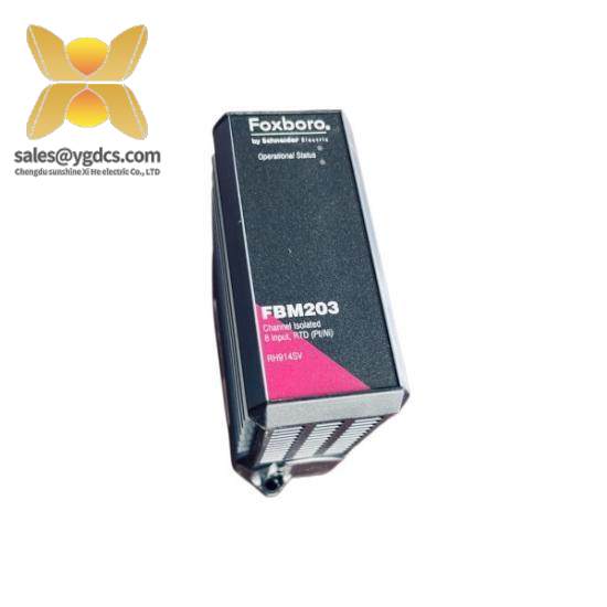 foxboro_fbm203_rh914sv_channel_isolated_input_module.jpg FOXBORO P0400YL-0K System Module, Designed for Industrial Control Applications